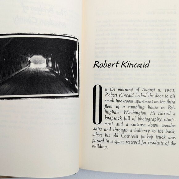 The Bridges of Madison County First Edition Hardcover 1992 Vintage Romance Book - Picture 10 of 14